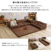 SH-07-KSA-NV 組み換え自由コーナーソファ 【Reluna -レルナ-】 ホームテイスト 00010548