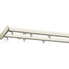 305113 ファンティア サイドカバーW(シャンパンシルバー) ダブル正面付けセット タチカワブラインド 00100602