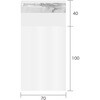 OPPT25-M OPP袋シールあり 0.025mm厚 100枚入 透明色 今村紙工 00115871