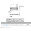 MC-JMP38BL 極薄型クリーンマグネット受座 MC-JMP38型 LAMP(スガツネ工業) 00126757