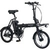 XRC-163L-MBK X-MINI 16型 折りたたみ電動アシスト自転車 内装3段 36V-8.5Ah ハイパワーモデル 【点検整備済み簡易組立品】 PELTECH(ペルテック) 00126800