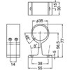 アルミ異形ブラケット直通 BR-87 シロクマ