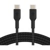 BoostCharge USB-C to USB-C 編組ケーブル ブラック 1m BELKIN(ベルキン)