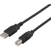 USB2.0AtoB環境対応ケーブル5.0mブラック BUFFALO(バッファロー)