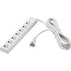 3ピン式電源タップ7個口3mホワイト変換アダプター付 BUFFALO(バッファロー)
