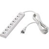 3ピン式電源タップ7個口3mホワイト集中スイッチ変換アダプター付 BUFFALO(バッファロー)