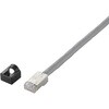産業用LANケーブル 可動用 耐油 編組シールド AWG26×4P 灰 グレー エレコム