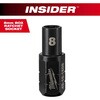 INSIDER(TM) パススルーラチェット専用ソケット(貫通タイプ) 8mm ミルウォーキーツール