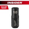 INSIDER(TM) パススルーラチェット専用ソケット(貫通タイプ) 10mm ミルウォーキーツール