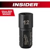 INSIDER(TM) パススルーラチェット専用ソケット(貫通タイプ) 12mm ミルウォーキーツール