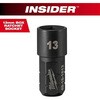 INSIDER(TM) パススルーラチェット専用ソケット(貫通タイプ) 13mm ミルウォーキーツール
