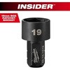 INSIDER(TM) パススルーラチェット専用ソケット(非貫通タイプ) 19mm ミルウォーキーツール