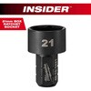 INSIDER(TM) パススルーラチェット専用ソケット(非貫通タイプ) 21mm ミルウォーキーツール