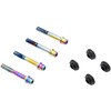 オフセットカラーマウントボルトセット 適合キャリパーB テーパーキャップ チタン色 CBY-02BTT プロトブレンボ