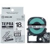 SS18KW テプラPROテープ 強粘着ラベル(白に黒文字) キングジム 00666513