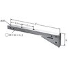DCA-60 槍出金具用アーム 芯付用 イワブチ 01460944