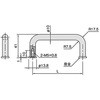 RD1-88N ラウンド アルミ ハンドル イマオコーポレーション 02037892