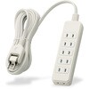 AVT-ST02-2625BK 電源タップ 延長コード 6個口 2P ほこり防止シャッター 絶縁キャップ付 スイングプラグ コンセント エレコム 02066487