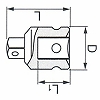 AA43 インパクト用ソケットアダプター TONE(トネ/旧:前田金属工業) 02180227