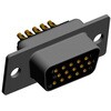 Norcomp D-subコネクタ， 15極， メス， プラグイン取り付け， 780-M15-203L001 NORCOMP