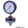 PK-8T AU100 R1/2 1/-0.1MPA S25C PVC 隔膜式圧力計(樹脂用タイプ) ねじ式(ダイヤフラムPTFE 封入液 シリコン) 第一計器 02555721