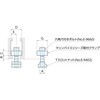 BCS18M1 マシンバイスシリーズ 取付クランプ ダブルクランプタイプ ナベヤ 02469928