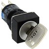 Φ16 A6シリーズ AS6□形鍵付セレクタスイッチ ディスクタンブラータイプ(正方形) IDEC(和泉電気)