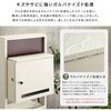 SH-33-MPB-LBE ポスト付き門柱型宅配ボックス 宅配2段タイプ ホームテイスト 02496817