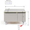 DR-TM6045 MW ドレッサーテーブル フクダクラフト 02543830