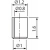 PFG-1.5A-SE 真空パッド PF 平形パッド パッド単体 PFG PFG-1.5A-SE コンバム(旧:妙徳) 02545808