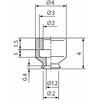 PFG-1.5A-SE 真空パッド PF 平形パッド パッド単体 PFG PFG-1.5A-SE コンバム(旧:妙徳) 02545808