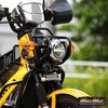 MR19-CC29-01 ホンダ CC110 クロスカブ/スーパーカブ用 ヘッドライトバイザー付リム メッキ MAD MAX(マッドマックス) 02567526