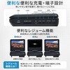 CPD-NC70(B)+YMB-B200(B) ポータブルDVDプレーヤー 4電源 CDリッピング機能 レジューム機能搭載 車載用ケース付き YAMAZEN(山善) 02601020