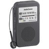 AM/FMポケットラジオ イヤホン巻き取り式 ワイドFM対応 オーム電機