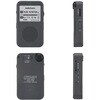 RAD-P137N AM/FMポケットラジオ イヤホン巻き取り式 ワイドFM対応 オーム電機 02601126