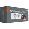 DV360-ARGB-WH シーピーエス CPS6.67インチ 2K AMOLED曲面ディスプレイ搭載 オールインワン水冷クーラー CPS 02627891