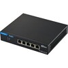 スイッチングハブ 5ポート 全ポート10Gbps対応 ファンレス 静音 金属筐体 ループ検知 電源外付け メタル エレコム