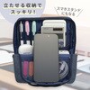 OA-BGSPM-A ガジェットスタンドポーチ スマホスタンド対応 撥水 オーム電機 02652856