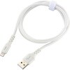 SIP-L10DAL-W やわらかUSB Type-A to Lightningケーブル 3A充電 MFi認証 オーム電機 02652899