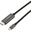 USB Type-C to HDMI 変換ケーブル 拡張・複製 4K/60Hz対応 メッシュ 高耐久 ミラーリング エレコム