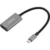 ECAD-CHDMI015SV USB Type-C to HDMI 変換アダプタ 拡張・複製 4K/60Hz対応 メッシュ 高耐久 ミラーリング エレコム 02652987
