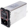 Schaffner IECフィルタ 2ヒューズ 2極 パネルマウント 10A 250 V ac， FN9290-10-06 SCHAFFNER