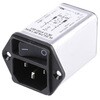 Schurter IECフィルタコネクタ パネルマウント 6A 250 V ac， DC12.4102.001 SCHURTER