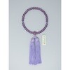 玻璃ローズ 片手 共仕立 人絹頭房藤 CB-043 神戸珠数店