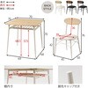 LDS-4843GB ダイニングテーブルセット 2人掛け 幅80cm カフェ風 正方形 萩原 02705162
