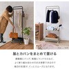 KHR-3776GBE ハンガーラック ワゴン トローリー キャスター付き 高さ調節 選べる3色×4タイプ 萩原 02705232