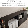 VKS-7145DBR キッチンカウンター 伸縮式 食器棚 レンジ台 ナチュラル 幅133-207cm コンセント付 スライドレール付 萩原 02707551