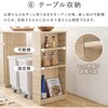 VKS-7145DBR キッチンカウンター 伸縮式 食器棚 レンジ台 ナチュラル 幅133-207cm コンセント付 スライドレール付 萩原 02707551