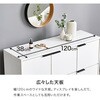 RCC-1579DBR 木目調 アイアン キャビネット サイドボード ロッカー 書類 A4 扉収納タイプ 選べるサイズ 【 幅90cm・120cm 】 萩原 02705977
