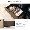 RCC-1422BR(引き出しタイプ) キッチンボード 食器棚 スライド収納 幅89cm コンセント付き 可動棚 選べる2タイプ【引き出し・扉収納】 萩原 02707368